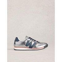 White Stuff Metallic Trainers Silver