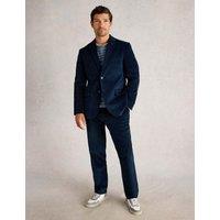 White Stuff Regular Fit Corduroy Blazer Navy