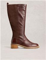 Leather Knee High Boot