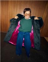 Faux Fur Collared Longline Coat