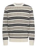 Cotton Rich Fair Isle Crew Neck Jumper
