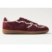 Alohas Tb.490 Suede Lace Up Trainers Burgundy
