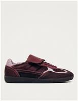 Tb.490 Club Burgundy Leather Lace Up Trainers