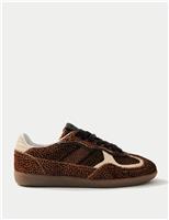 Tb.490 Rife Leather Animal Print Trainers