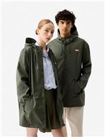 Hunter Jo Waterproof Hooded Raincoat Green