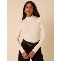 Nobody's Child Funnel Neck Top Cream