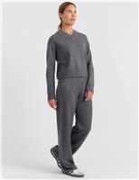Wool Rich V-Neck Jumper with Cashmere
