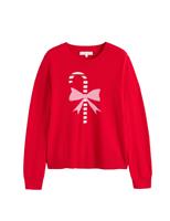 Wool and Cashmere Candy Cane Jumper