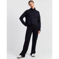 Chinti & Parker Cashmere Roll Neck Jumper Navy
