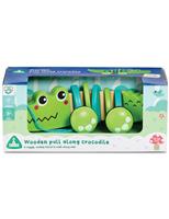 Wooden Pull Along Crocodile (12-36 Mths)