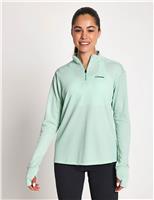 Berghaus Ivyhill Half Zip Base Layer Top Pale Blue