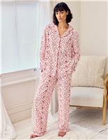 Valentines Cotton Rich Cupid Print Pyjama Set