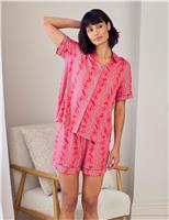 Pasta Print Shortie Pyjama Set