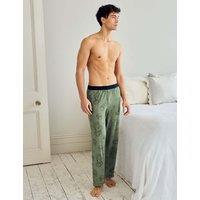 Chelsea Peers Coffee Print Pyjama Bottoms Khaki