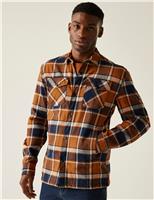 Spennith Pure Cotton Checked Shacket