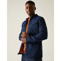 Regatta Spennith Pure Cotton Shacket Navy Mix