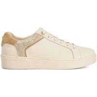 Leather Lace Up Sparkle Cupsole Trainers