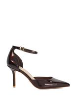 Suede Glitter Stiletto Heel Court Shoes