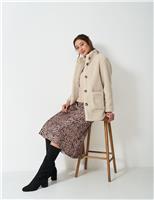 Borg Funnel Neck Jacket