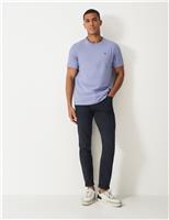 Pure Cotton Crew Neck T-Shirt