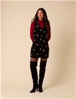 Nila Pinafore Cord Mini Dress