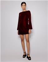Velvet Mini Tea Dress