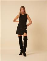 Pure Cotton Polka Dot Mini Shift Dress