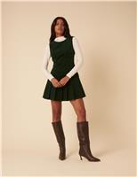 Pure Cotton Cord Mini Relaxed Shift Dress