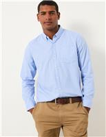 Regular Fit Pure Cotton Checked Oxford Shirt