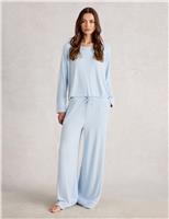 Jersey Ribbed Pyjama Top