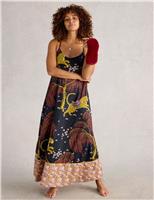 Cotton Rich Printed Strappy Nightdress