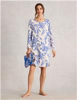 Cotton Modal Jersey Printed Nightdress