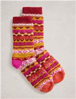 Fair Isle Ankle High Socks
