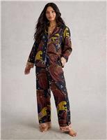 Cotton Rich Printed Pyjama Top