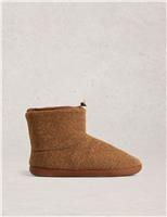 Textured Slipper Boots