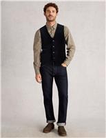 Regular Fit Velvet Waistcoat