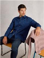 Regular Fit Pure Cotton Vine Print Shirt