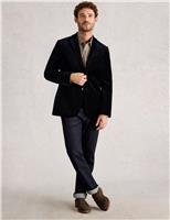 Regular Fit Velvet Blazer