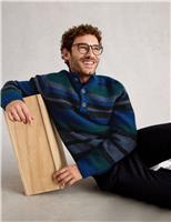 Berkley Lambswool Rich Button Neck Knitted Jumper