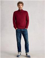 Pure Merino Wool Quarter Zip Jumper