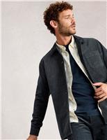 Pure Cotton Herringbone Chore Jacket