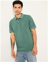 Pure Cotton Pique Polo Shirt