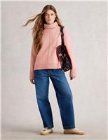 Wool Blend Roll Neck Jumper