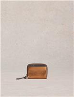 Leather Zip Around Purse