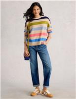 Pure Cashmere Striped Jumper