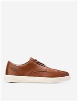 Grand Crosscourt Daily Wingtip Leather Trainers