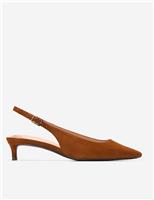 Go-To Jocelyn Suede Slingback Court Shoes