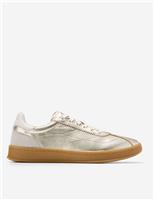 Grand Crosscourt Brynn Leather Metallic Trainers