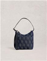 Leather Geometric Cross Body Bag