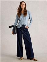 Pure Lambswool Neppy V-Neck Jumper